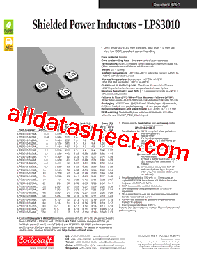 LPS3010-123MLD型号图片