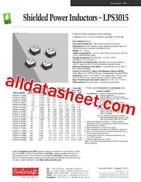 LPS3015-102MLD型号图片