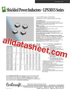 LPS3015-103ML型号图片