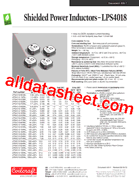 LPS4018-124MLC型号图片