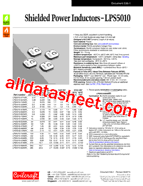 LPS5010-684MR型号图片