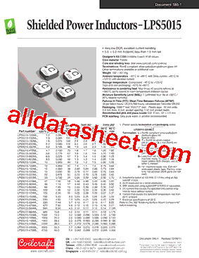 LPS5015-153MLD型号图片