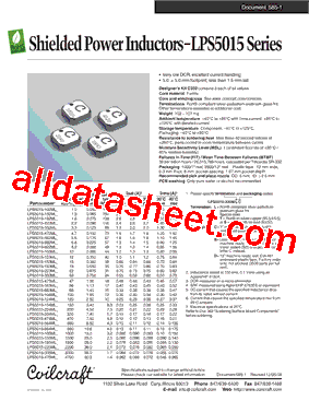 LPS5015-155ML型号图片