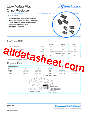 LRF2512-R025FW型号图片