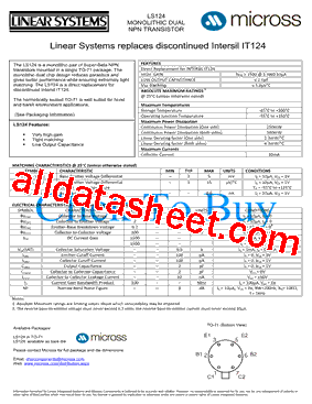 LS124_TO-71型号图片