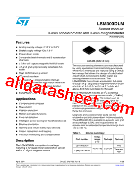 LSM303DLMTR型号图片