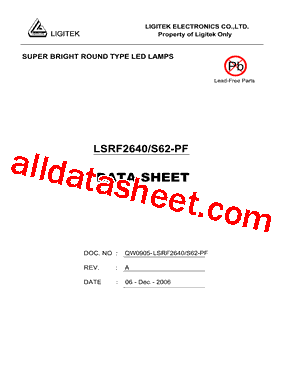 LSRF2640/S62-PF型号图片
