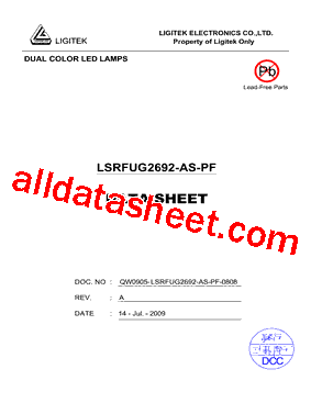 LSRFUG2692-AS-PF型号图片