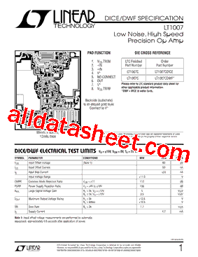 LT1007CDWF型号图片