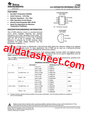 LT1009ILP型号图片