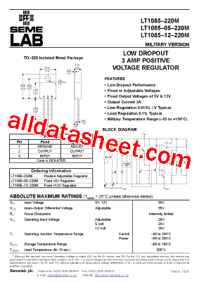 LT1085-12-220M型号图片