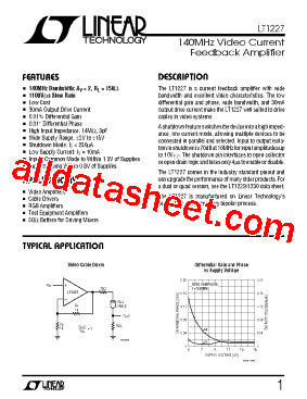 LT1227C型号图片