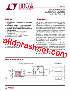 LT1424IS8-5型号图片