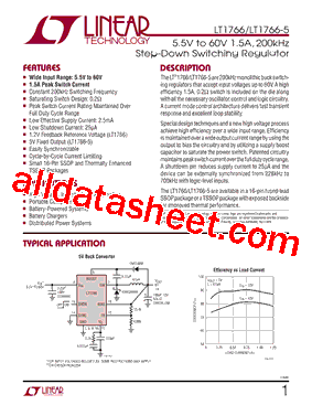 LT1766HFE-TRPBF型号图片