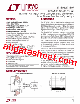 LT1807IS8-TRPBF型号图片