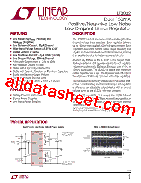 LT3032IDEPBF型号图片