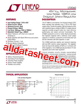 LT3060IDCPBF型号图片