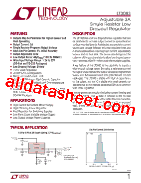 LT3083IDF型号图片