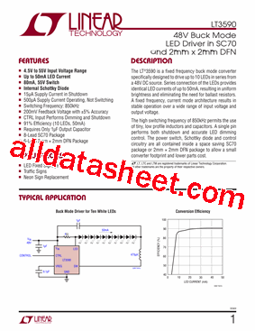 LT3590EDC-PBF型号图片