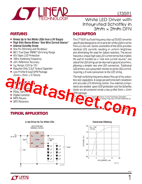 LT3591EDDB型号图片