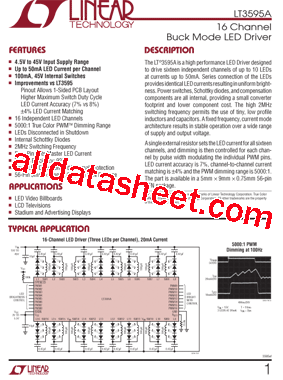 LT3595AEUHHPBF型号图片