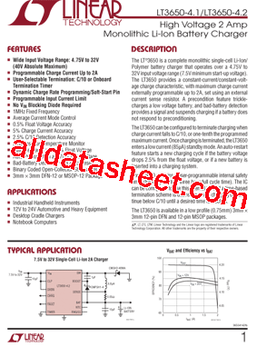 LT3650IDD-4.2PBF型号图片