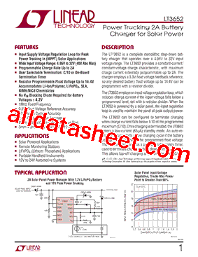 LT3652IDDTRPBF型号图片