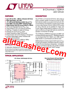 LT3760EFEPBF型号图片