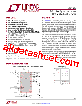 LT3922EUFD型号图片