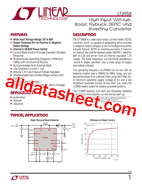 LT3958EUHETRPBF型号图片