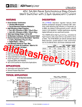 LT8640AJUDCMTRPBF型号图片