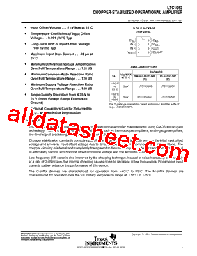 LTC1052MD型号图片