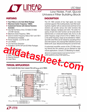 LTC1064ACN型号图片