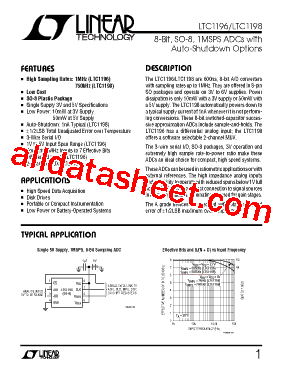 LTC1196-1BCS8型号图片