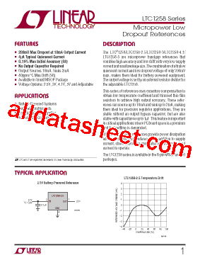 LTC1258CMS8-5型号图片