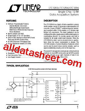 LTC1296DC型号图片