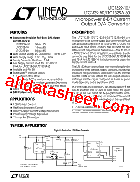 LTC1329A-50型号图片
