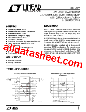 LTC1349IN型号图片