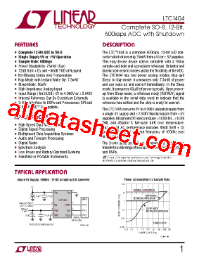 LTC1404C型号图片