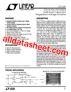 LTC1429CS型号图片