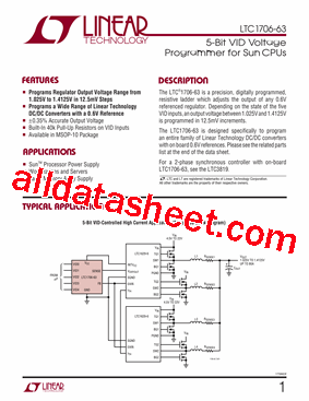 LTC1706-63型号图片
