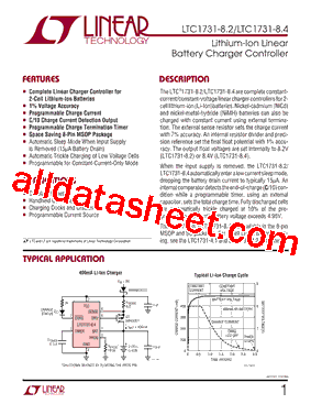 LTC1731EMS8-8.2型号图片