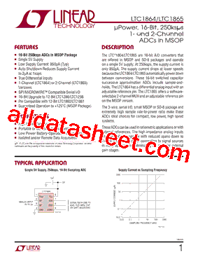 LTC1864HMS8型号图片
