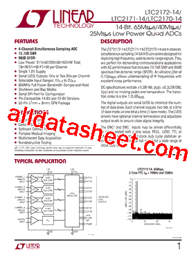 LTC2172CUKG-14PBF型号图片