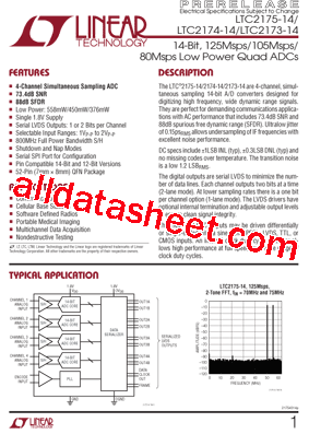 LTC2173IUKG-14TRPBF型号图片