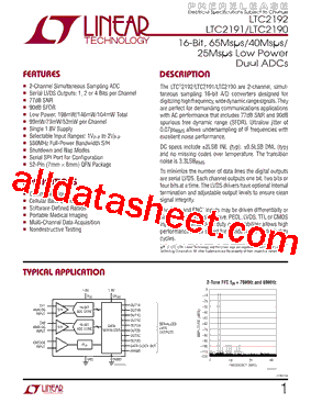 LTC2192型号图片