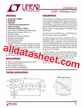 LTC2242IUP-10-TR型号图片