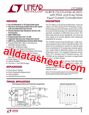 LTC2494CUHF-PBF型号图片