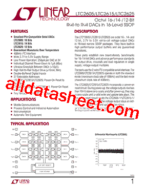 LTC2605IGNPBF型号图片