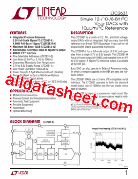 LTC2631AITS8-HM12型号图片